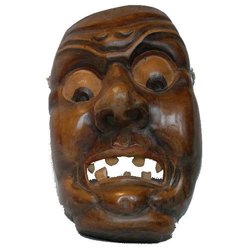 Schweizer Holzmaske