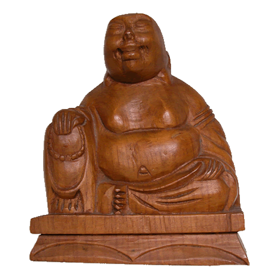 Buda Holz Figur